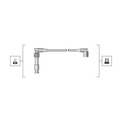 MAGNETI MARELLI 941319170014 -  Комплект проводов зажигания